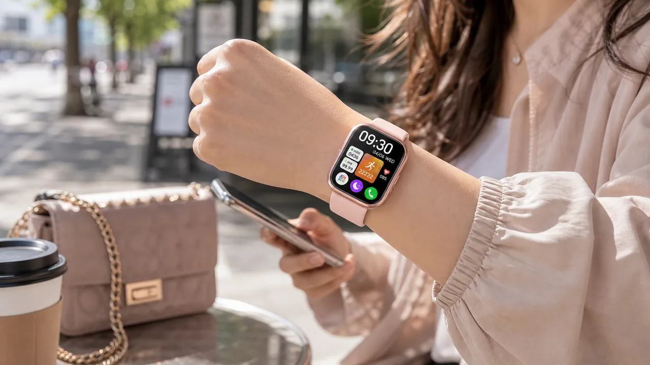 MingDaln 1.85" smart watch for women